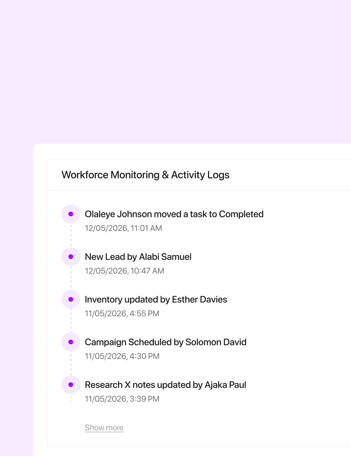 Workplace Management